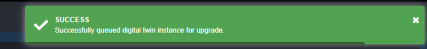Successfully queued for upgrade