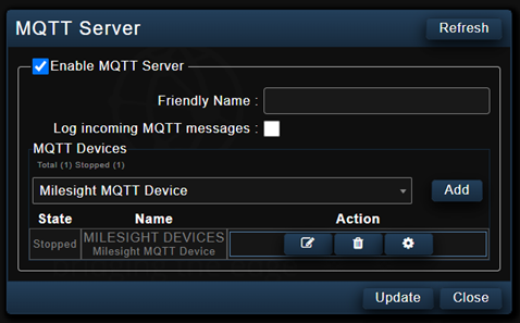 MQTT broker setup