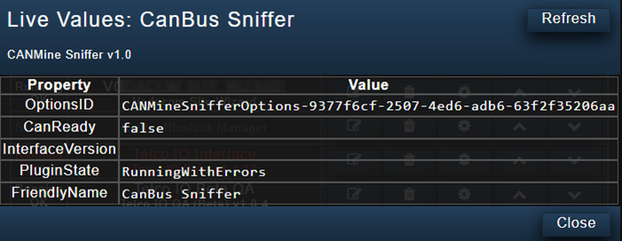Canbus sniffer
