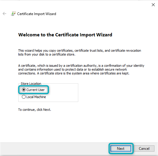 Install Certificate1